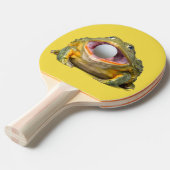 Raquette De Ping Pong Grenouille à large bouche à 2 côtés drôle avec bou (Devant Angle)