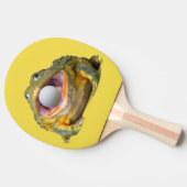 Raquette De Ping Pong Grenouille à large bouche à 2 côtés drôle avec bou (Côté)