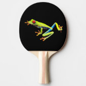 Raquette De Ping Pong Grenouille peinte aux yeux rouges (Devant)
