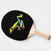 Raquette De Ping Pong Grenouille peinte aux yeux rouges (Côté)