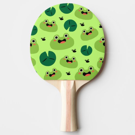 Raquette De Ping Pong Grenouilles drôles (Devant)