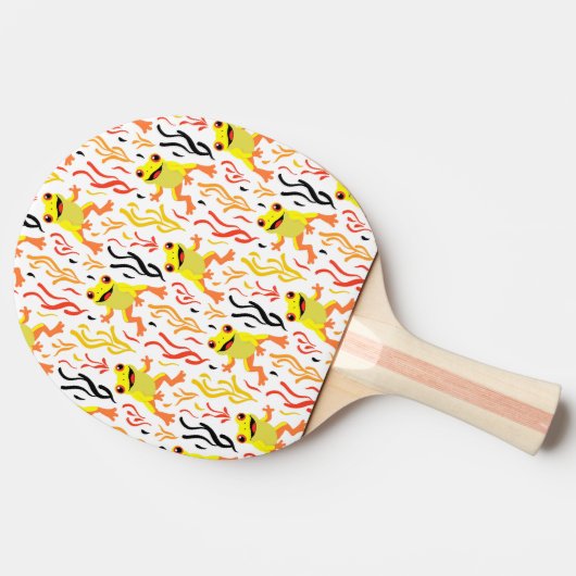 Raquette De Ping Pong Grenouilles joueuses (Côté)