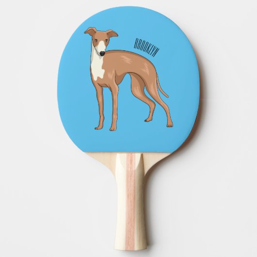 Raquette De Ping Pong Greyhound dog (Devant)
