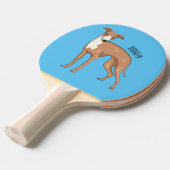 Raquette De Ping Pong Greyhound dog (Devant Angle)