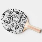 Raquette De Ping Pong gribouiller (Côté)