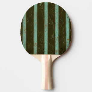 Raquette De Ping Pong Grille contemporaine d'air de turquoise