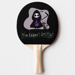 Raquette De Ping Pong Grim Reaper's Assistant mignonne faucheuse