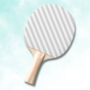 Raquette De Ping Pong Gris clair et blanc