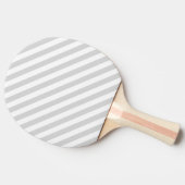 Raquette De Ping Pong Gris clair et blanc (Côté)