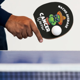 Raquette De Ping Pong Guerrier du cancer pas moyen Cool