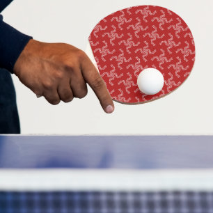 Raquette De Ping Pong Guirlande de Noël Rouge, Décoration de Noël, Xmas