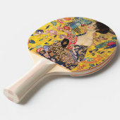 Raquette De Ping Pong Gustav Klimt - Dame avec ventilateur (Devant Angle)