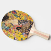 Raquette De Ping Pong Gustav Klimt - Dame avec ventilateur (Côté)