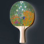 Raquette De Ping Pong Gustav Klimt - Jardin des fleurs<br><div class="desc">Jardin aux fleurs - Gustav Klimt en 1905-1907</div>