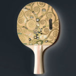 Raquette De Ping Pong Gustav Klimt - L'Arbre de Vie, La Frieze Stoclet<br><div class="desc">L'arbre de vie,  Frieze Stoclet,  partie centrale du panneau gauche - Gustav Klimt,  Carton,  1909</div>