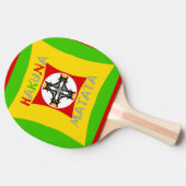 Raquette De Ping Pong Hakuna Matata Fun Rasta Couleurs : Vibrant et sans (Côté)