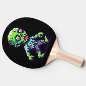 Raquette De Ping Pong Halloween 8 bits drôle zombie (Côté)