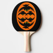 Raquette De Ping Pong Halloween Crows Ping Pong Paddle (Dos)