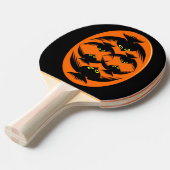 Raquette De Ping Pong Halloween Crows Ping Pong Paddle (Devant Angle)
