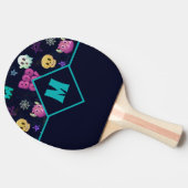 RAQUETTE DE PING PONG HALLOWEEN CUT ET DÉPLAISANT  (Côté)