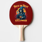 Raquette De Ping Pong Halloween Spooky Vibes: Trick or Treat Skeleton (Dos)