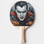Raquette De Ping Pong Halloween, Vampire assoiffé (Devant)