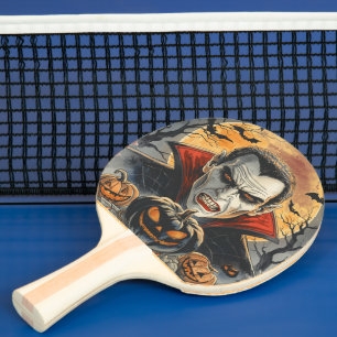 Raquette De Ping Pong Halloween, Vampire assoiffé de sang