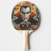 Raquette De Ping Pong Halloween, Vampire assoiffé de sang (Devant)