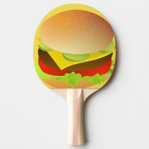 Raquette De Ping Pong hamburger de fromage