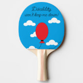 Raquette De Ping Pong Handicap ne me laissera pas tomber : (Dos)