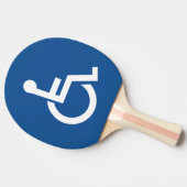 Raquette De Ping Pong Handicapé (Côté)