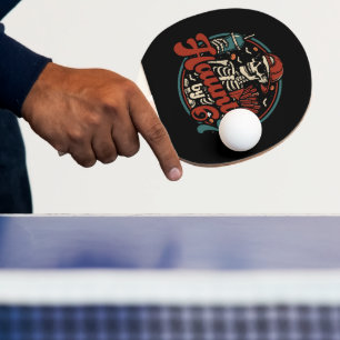 Raquette De Ping Pong Hanté par 67 Drôle d'Halloween Six Sept 67 Meme
