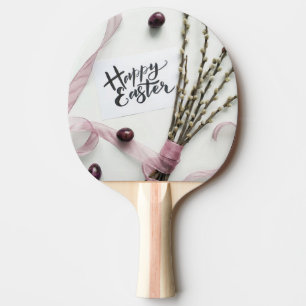 RAQUETTE DE PING PONG HAPPY EASTER