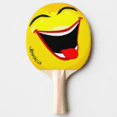 Raquette De Ping Pong Happy Face Ping Paddle (Femme) (Devant)