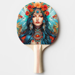 Raquette De Ping Pong Harmonie dans le patrimoine - Art Nouveau Design