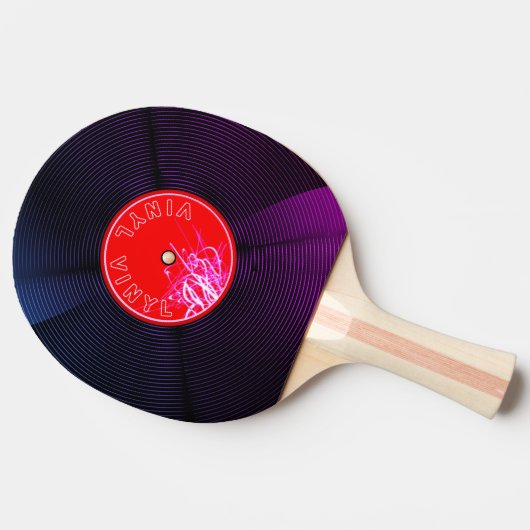 Raquette De Ping Pong Harmonie et précision : enregistrement de vinyle (Côté)