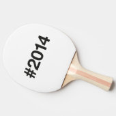 Raquette De Ping Pong Hashtag 11 Anniversaire 2014 (Côté)