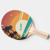 Raquette De Ping Pong Hawaiian/Aloha/Tropical/plage (Côté)