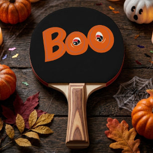 Raquette De Ping Pong Hé Boo Est-ce que je t'ai trop fait peur Typograph