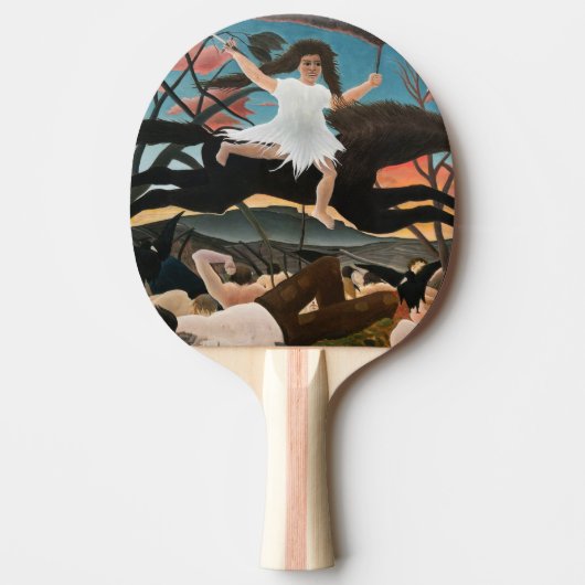 Raquette De Ping Pong Henri Rousseau - La guerre (Devant)