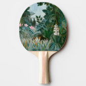 Raquette De Ping Pong Henri Rousseau - La jungle équatoriale (Dos)