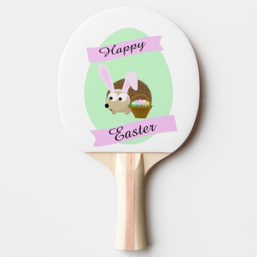 Raquette De Ping Pong Hérisson Lapin de Pâques (Devant)