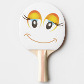 RAQUETTE DE PING PONG HEUREUSE FILLE FACE (Devant)