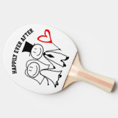 RAQUETTE DE PING PONG HEUREUSEMENT JAMAIS APRÈS LA PADDLE MARIAGE PING P (Côté)