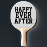Raquette De Ping Pong HEUREUX JAMAIS APRÈS LES Pagaies Cadeaux Mariages<br><div class="desc">HEUREUX JAMAIS APRÈS Paddles ping pong.</div>