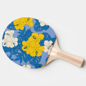 Raquette De Ping Pong Hibiscus fleurs et feuilles (Côté)