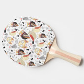 Raquette De Ping Pong Hibou drôle de texture (Côté)