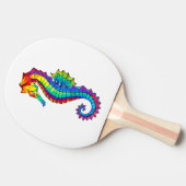 Raquette De Ping Pong Hippocampe polygonal arc-en-ciel (Côté)