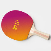 Raquette De Ping Pong HoLei framboise et orange (Côté)