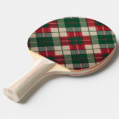 Raquette De Ping Pong Holiday Red Plaid (Devant Angle)